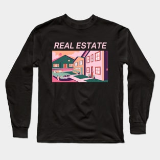 Real Estate Retro Long Sleeve T-Shirt